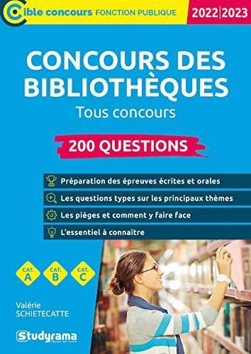 200 questions concours de bibliothèques